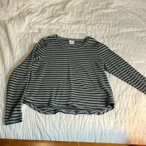 CAbi knit striped long sleeve top L, style 3809